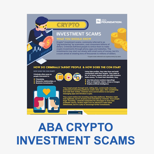 ABA Crypto Investment Scams